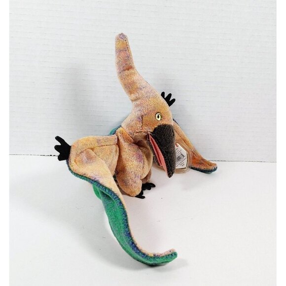 Ty Beanie Baby SWOOP the Pterodactyl Dinosaur 2000 Collectible Plush w/Handtag - Picture 2 of 4